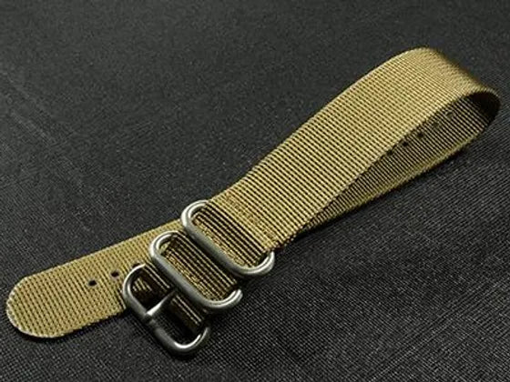24mm Desert Sand Zulu Strap